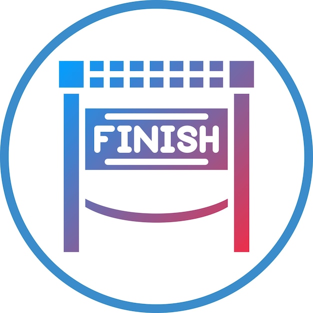 Estilo del icono de la línea de finalización