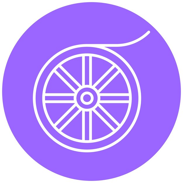 Estilo del icono de la línea de pesca