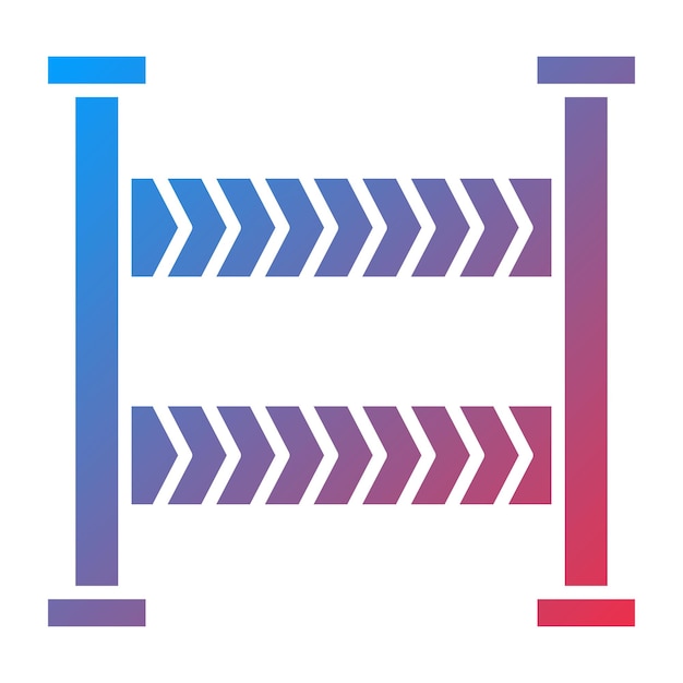 Estilo de icono de línea policial de diseño vectorial