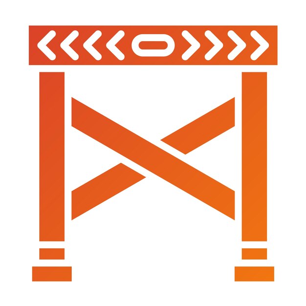 Estilo de icono de línea policial de diseño vectorial