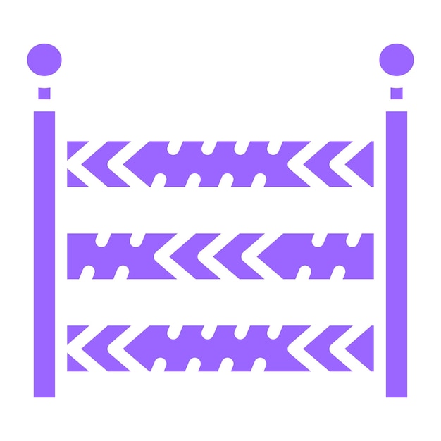 Estilo de icono de línea policial de diseño vectorial