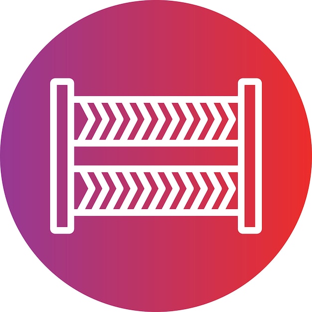 Estilo del icono de la línea policial