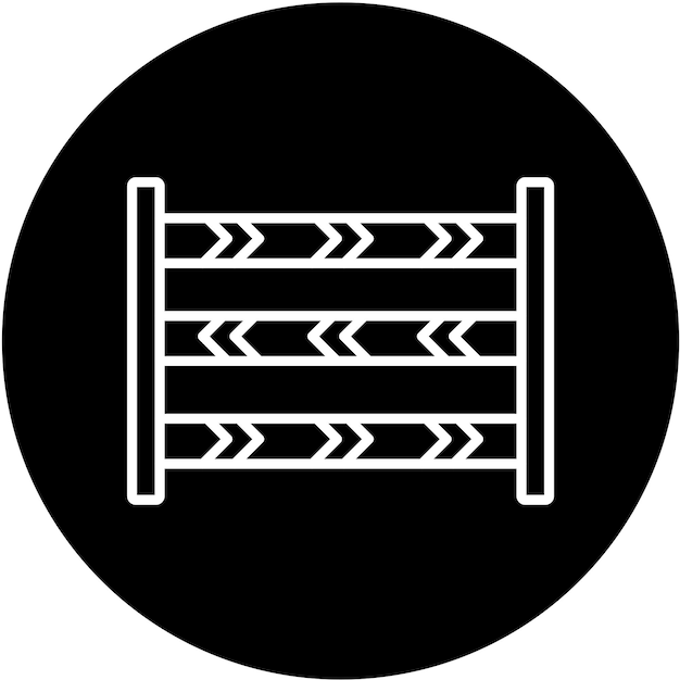 Estilo del icono de la línea policial