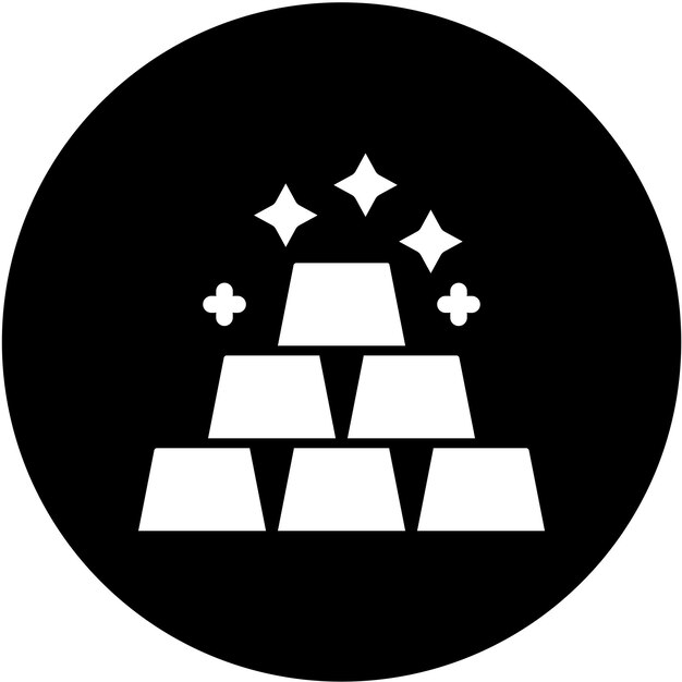 Estilo del icono de los lingotes