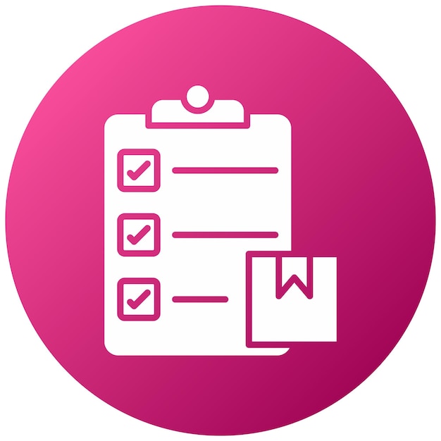 Estilo del icono de la lista de comprobación de paquetes