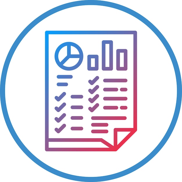 Estilo del icono de la lista de comprobación de SEO