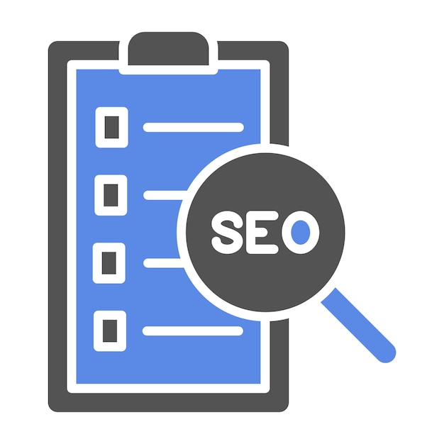 Estilo del icono de la lista de comprobación de SEO