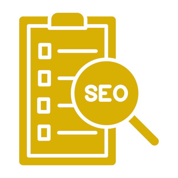 Estilo del icono de la lista de comprobación de SEO