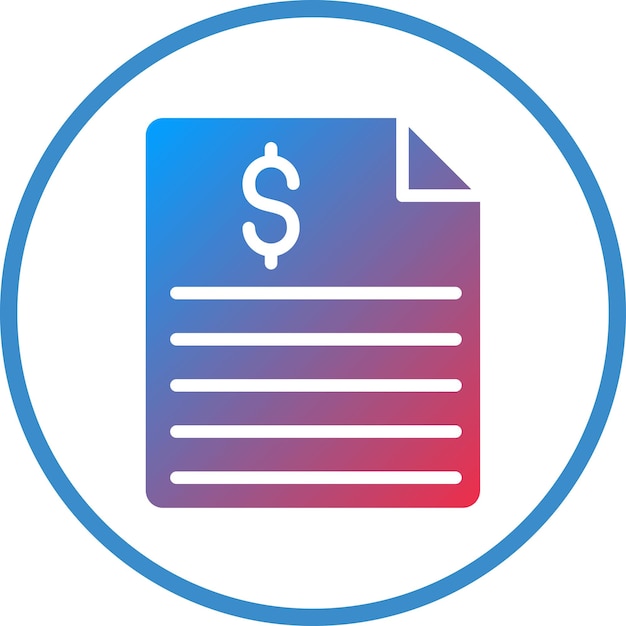 Estilo del icono de la lista de precios
