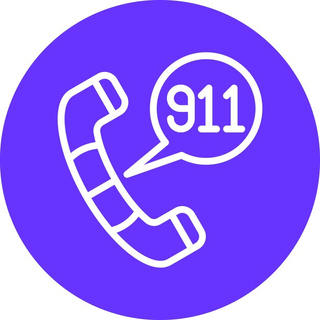 El estilo del icono de llamada al 911