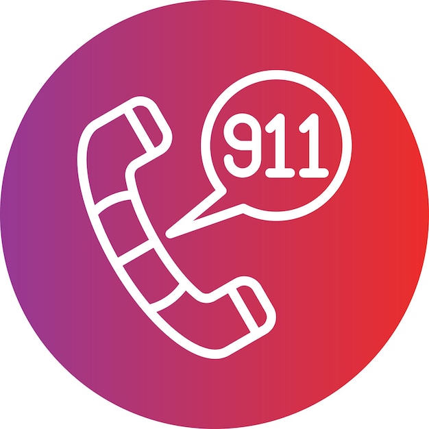 El estilo del icono de llamada al 911