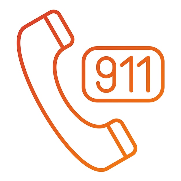 El estilo del icono de llamada al 911