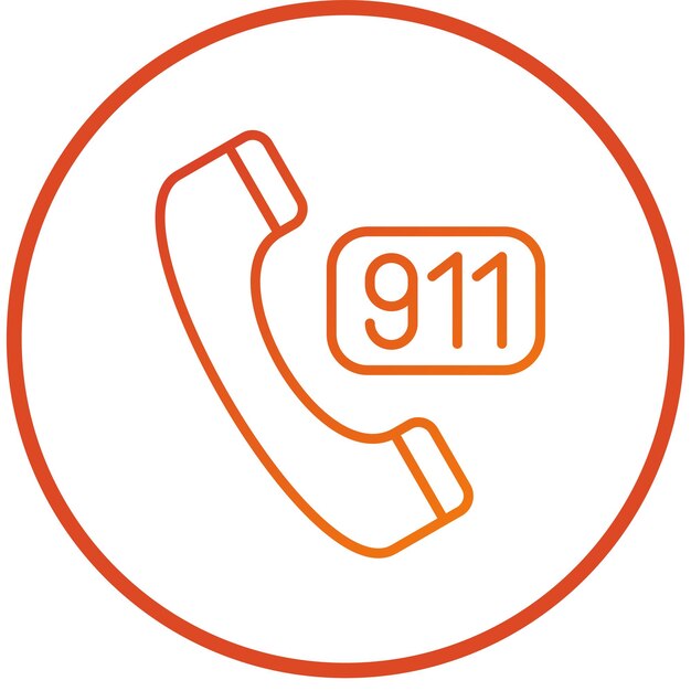 El estilo del icono de llamada al 911