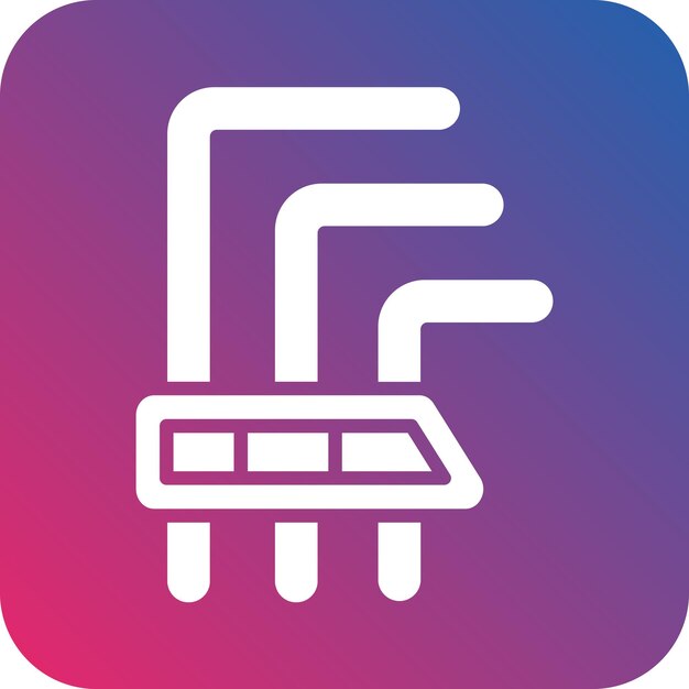 Estilo del icono de la llave de Allen