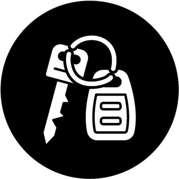 Estilo del icono de la llave del coche