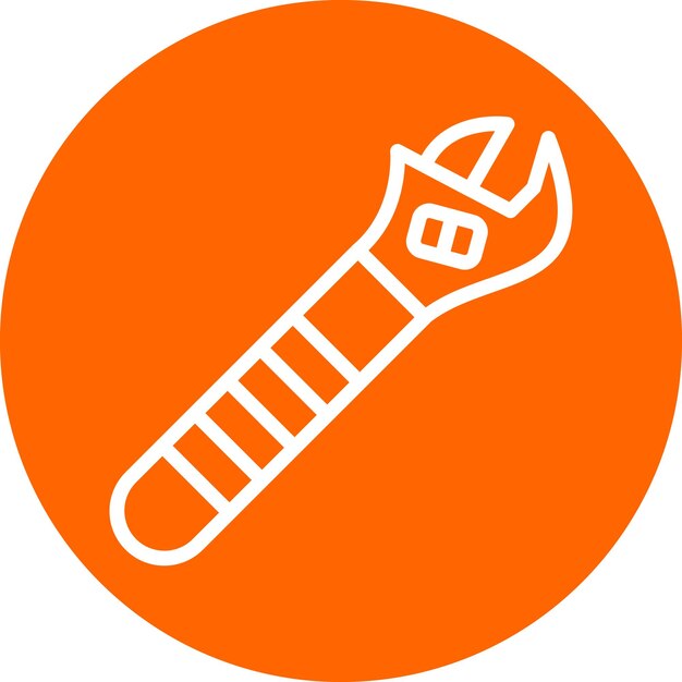 Estilo del icono de la llave de diseño vectorial