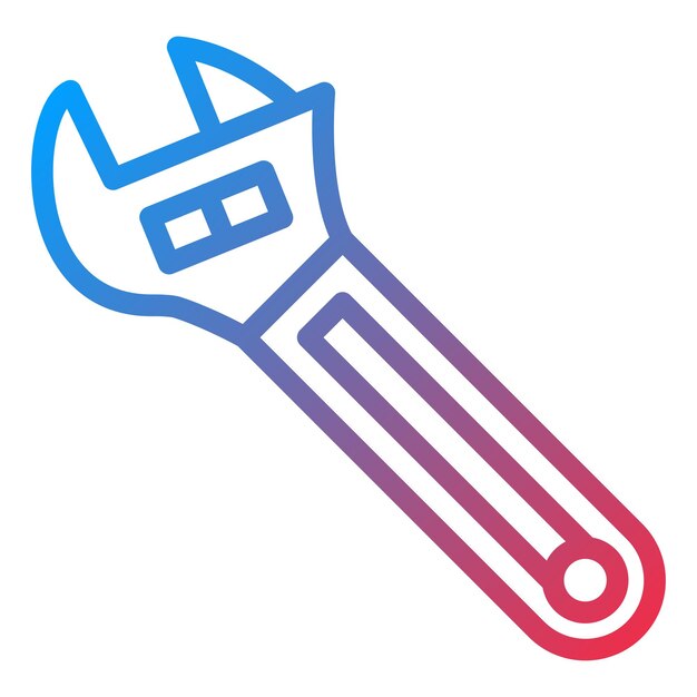 Estilo del icono de la llave de diseño vectorial