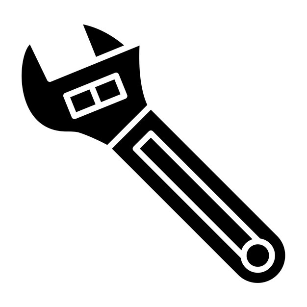 Estilo del icono de la llave de diseño vectorial