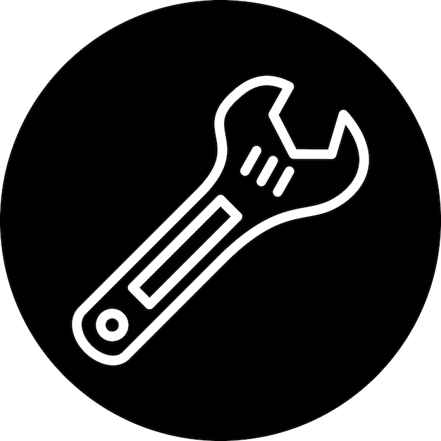 Estilo del icono de la llave de diseño vectorial