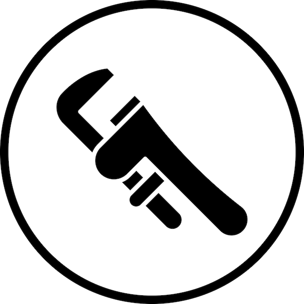Estilo del icono de la llave de diseño vectorial