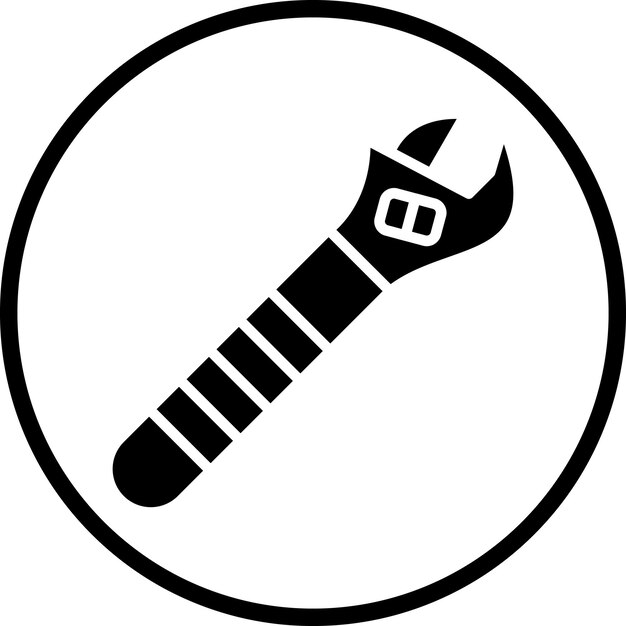 Estilo del icono de la llave de diseño vectorial