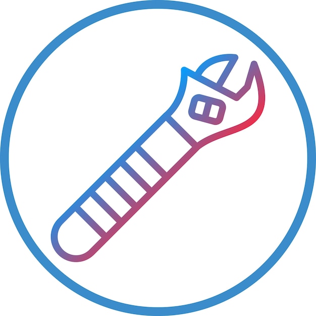 Estilo del icono de la llave de diseño vectorial