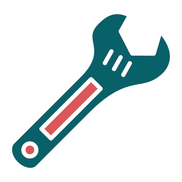 Estilo del icono de la llave de diseño vectorial