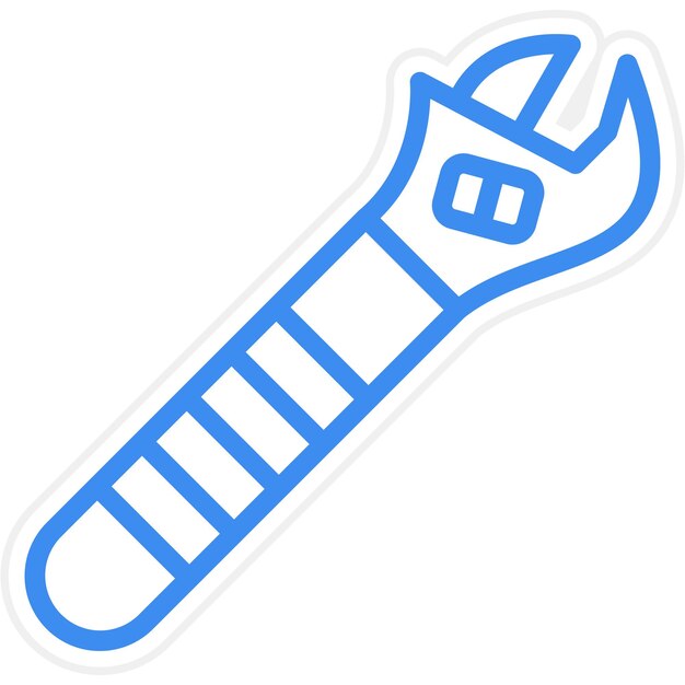 Estilo del icono de la llave de diseño vectorial