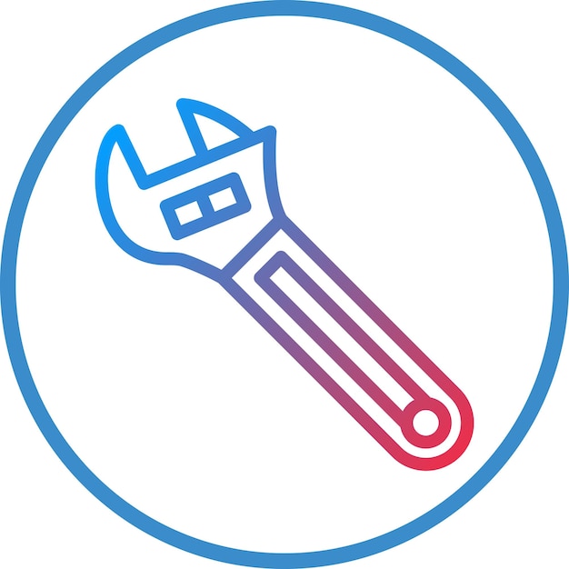 Estilo del icono de la llave de diseño vectorial