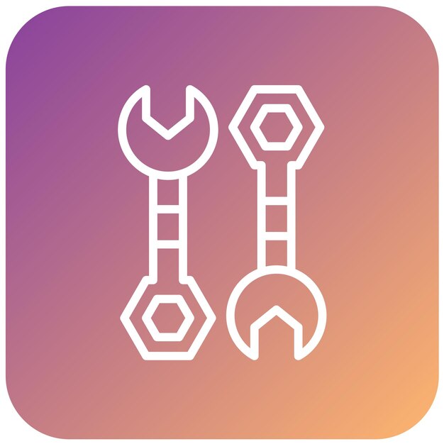 Estilo del icono de la llave de diseño vectorial