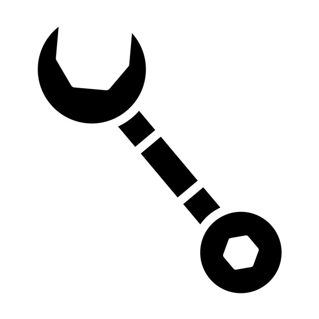 Estilo del icono de la llave de diseño vectorial