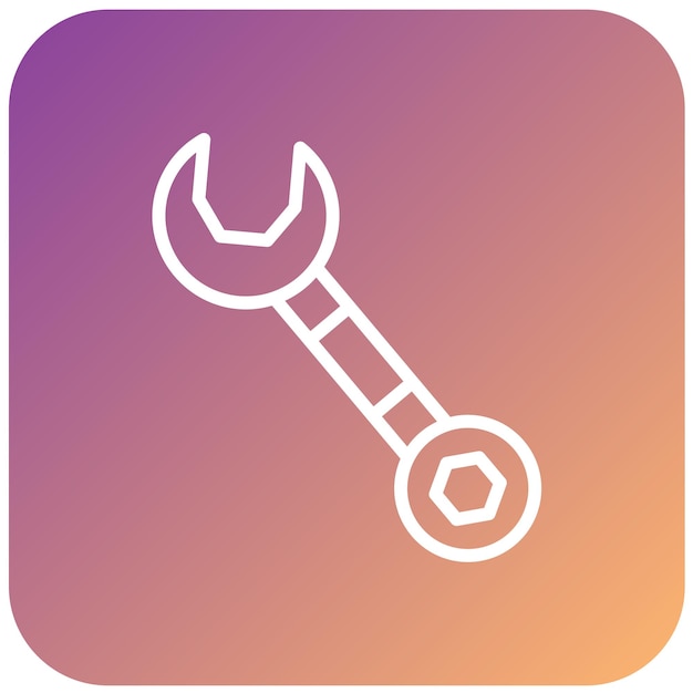 Estilo del icono de la llave de diseño vectorial
