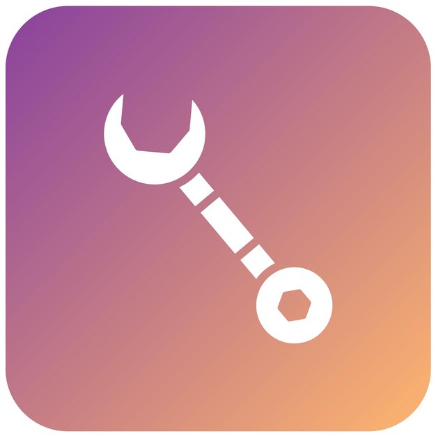Estilo del icono de la llave de diseño vectorial