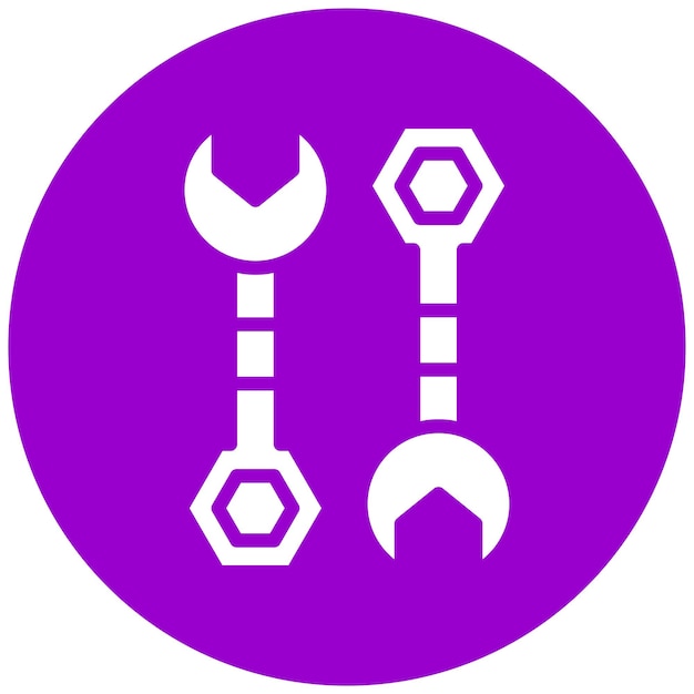 Estilo del icono de la llave de diseño vectorial