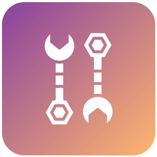 Estilo del icono de la llave de diseño vectorial