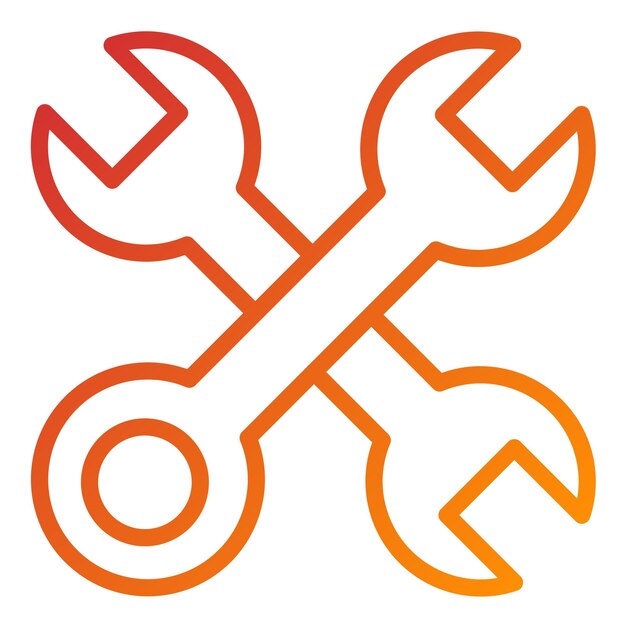 Estilo del icono de la llave de diseño vectorial