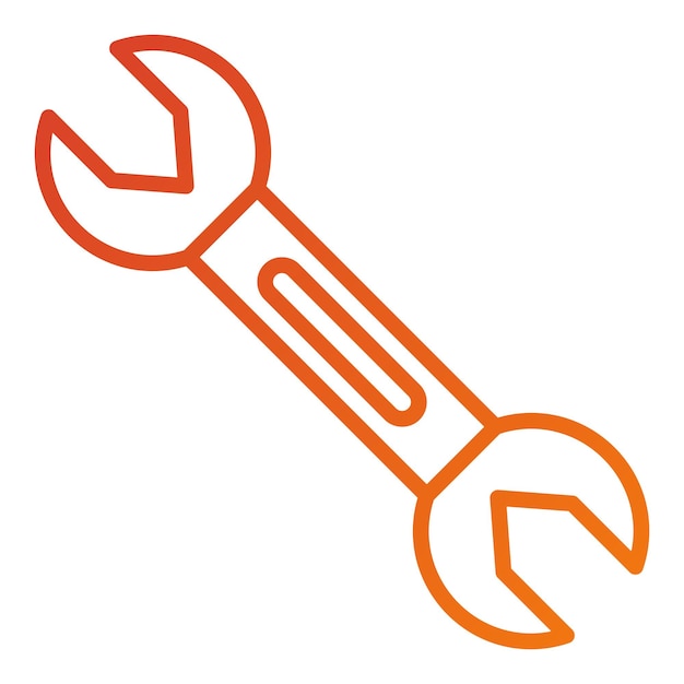 Estilo del icono de la llave de diseño vectorial