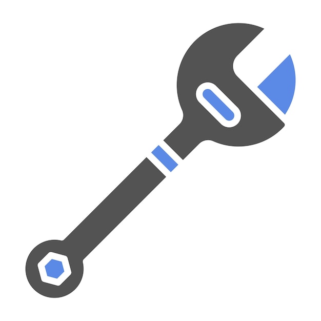 Estilo del icono de la llave de diseño vectorial