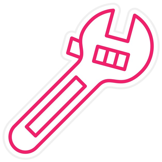 Estilo del icono de la llave de diseño vectorial