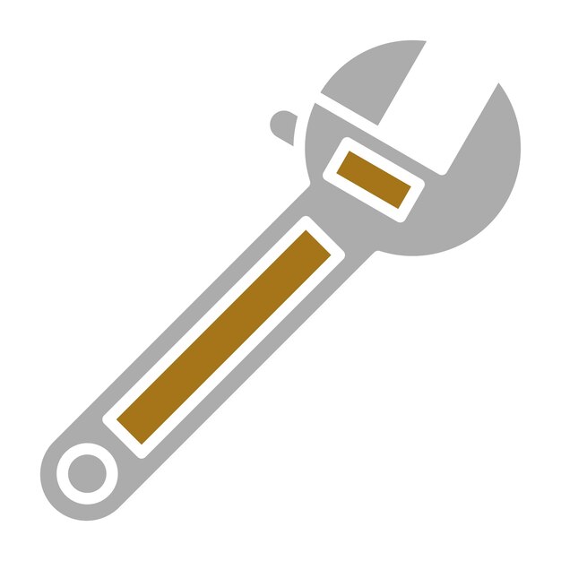 Estilo del icono de la llave de diseño vectorial