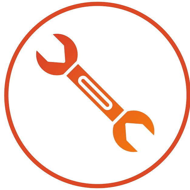 Estilo del icono de la llave de diseño vectorial