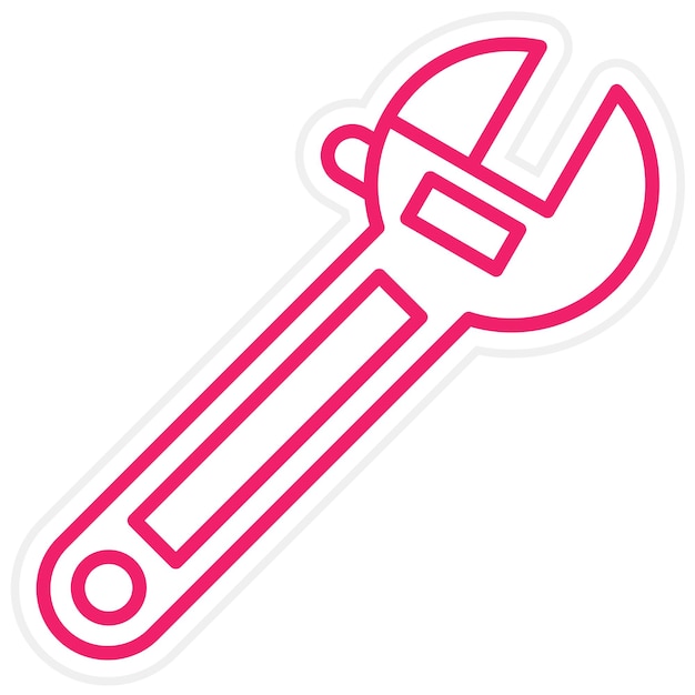Estilo del icono de la llave de diseño vectorial