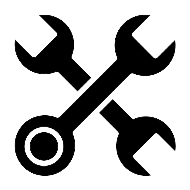Estilo del icono de la llave de diseño vectorial