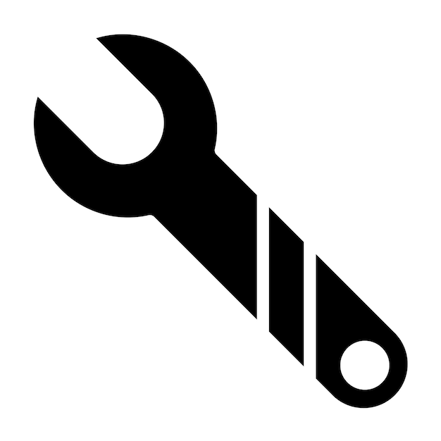 Estilo del icono de la llave de diseño vectorial