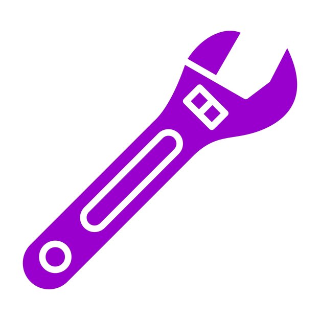 Estilo del icono de la llave de diseño vectorial