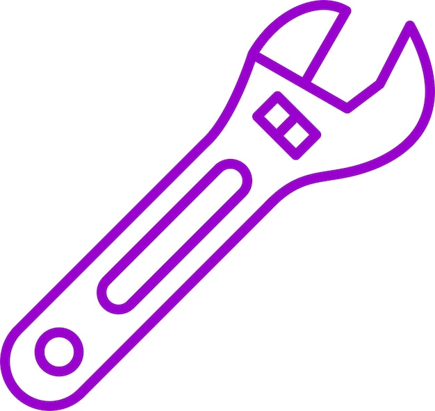 Estilo del icono de la llave de diseño vectorial