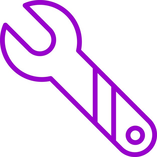 Estilo del icono de la llave de diseño vectorial
