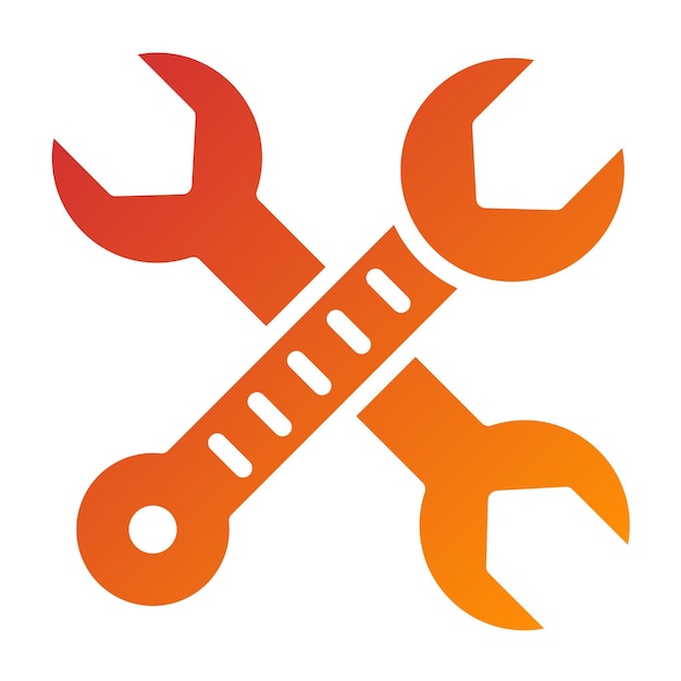 Estilo del icono de la llave de diseño vectorial