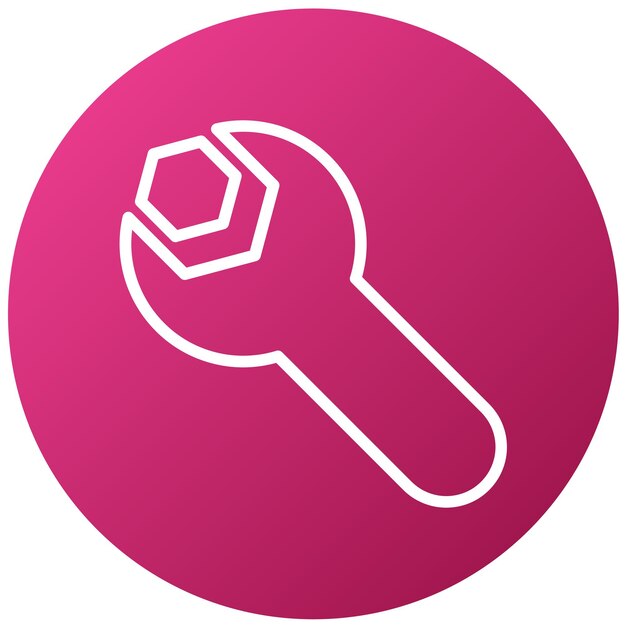 Estilo del icono de la llave de diseño vectorial