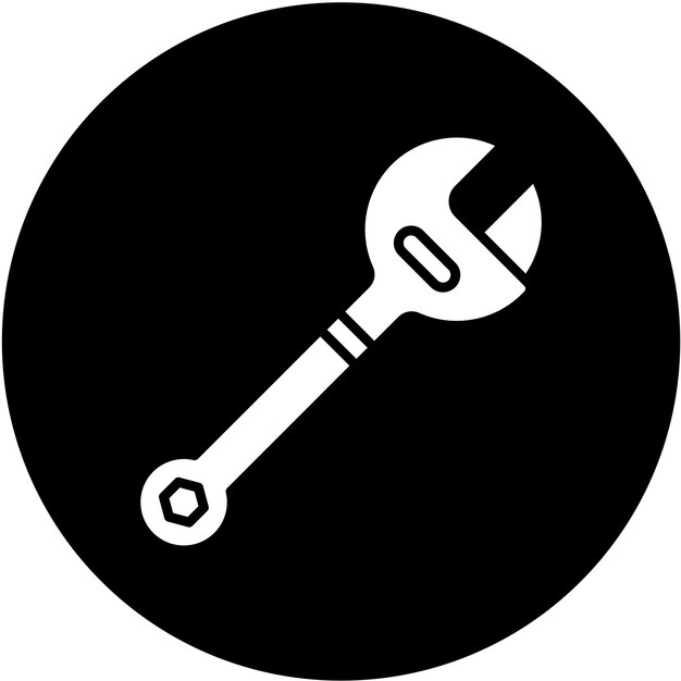 Estilo del icono de la llave de diseño vectorial